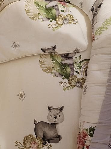 Table legs: Prodajem gnezdo za bebe u nežnim, neutralnim tonovima sa motivima at lalafo.rs — 6 Table legs: Prodajem gnezdo za bebe u nežnim, neutralnim tonovima sa motivima — 6