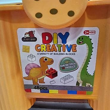 drvene umetaljke za decu: LEJOY BABY DIY Creative – set kockica za slaganje (48 delova) - — 2