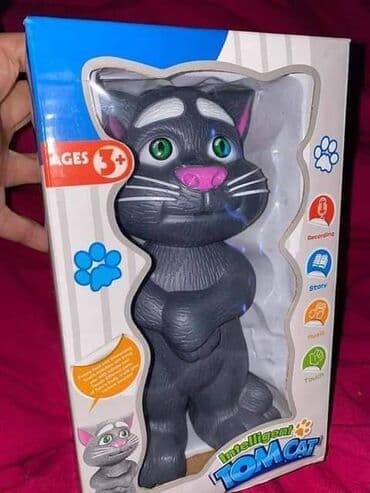 kinder jaje igracke 2022: Brbljivi mačak Talking Tom 🥰🥰🥰🥰🥰🥰🥰Ova igračka koja ponavlja reči je — 4