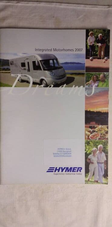 pravoslavni molitvenik cena: Prospekti za kampere Hymer 2007 god.Cena za kom — 3