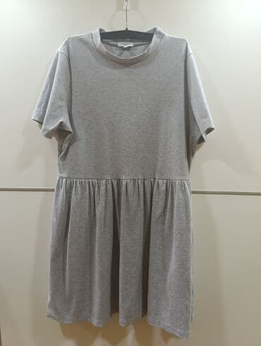 3XL (EU 46), bоја - Siva, Oversize, Kratkih rukava