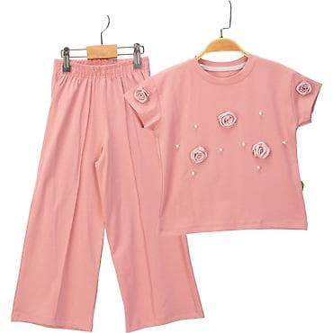 new yorker kozne pantalone: Komplet ružica roze 2–5 god Elegantan dečiji komplet za devojčice — 1