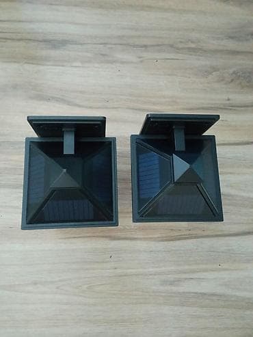 stolovi i stolice za terase: Solarne zidne lampe sa senzorom pokreta – set od 2 komada - Napajanje — 4