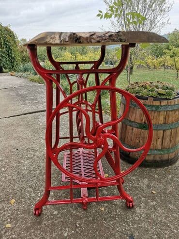 Sto rustik unikat preuzimanje lično točak se okreće cena fiksna — 5