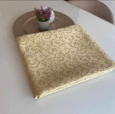 Vaze i saksije: Stolnjak, Novo, bоја - Bež — 4