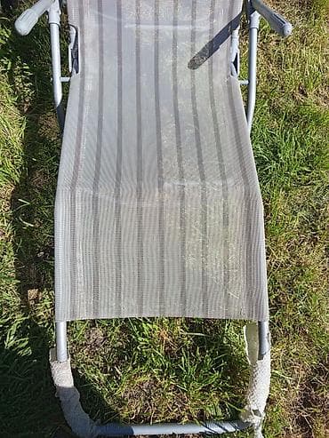 Ležaljke i ljuljaške: JYSK ležaljka KALMAR, siva – dimenzije Š60 x D168 cm. - Dizajn sa — 4