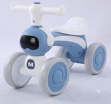ogradice za bebe za pod: Guralica Robot – plava (Simple) Šifra proizvoda (SKU): 95 Plava — 2