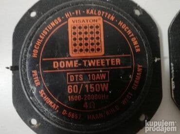 Headphones: Visaton-srednji i visoki. -srednji 14,5x14,5cm=60e par. -visoki — 7