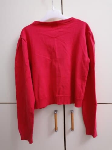 Women's Clothing: Rozi kratki dzemper na raskopcavanje, vel 146-152, za 11-12 god — 2