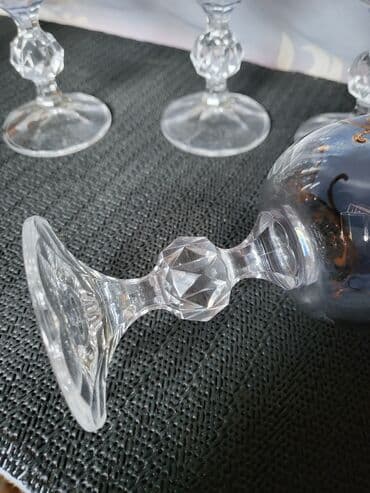 swarovski kristal cena: Case za vino,Bohemija kristal rucno oslikane iz 60,70ih.god. Case — 15
