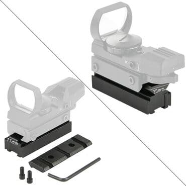 udzbenici za srednju skolu: Nosač adapter 11mm na 11mm ili 21mm Kvalitetan aluminijumski podignuti — 6