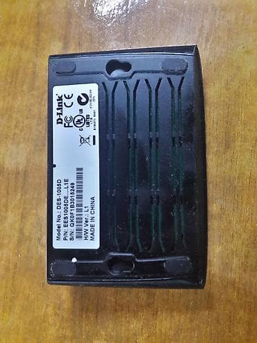 Computers, Laptops & Tablets: Switch D-Link DES-1005D Model	DES 1005D Proizvodac	D LINK Broj — 1