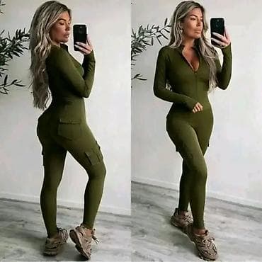 nike monarh: Ženski jednodijelni kombinezon sa dugim rukavima - Kroj: pripijen — 2