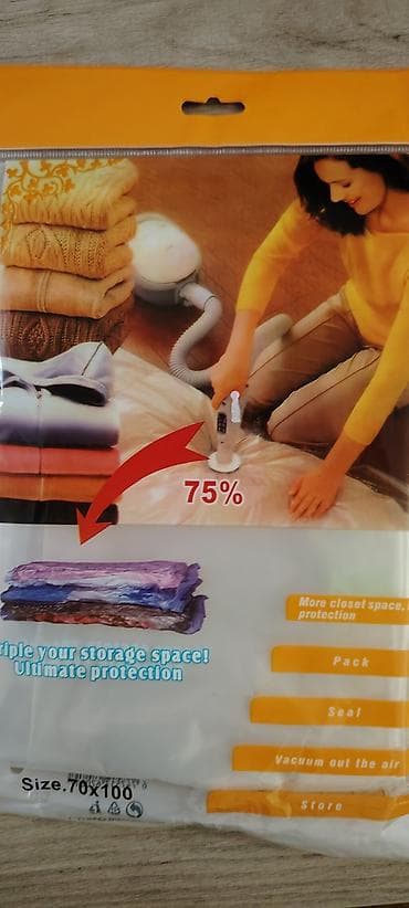 Stilski dekor: Vakuum kese za skladištenje odeće i posteljine - Smanjuju zapreminu — 3