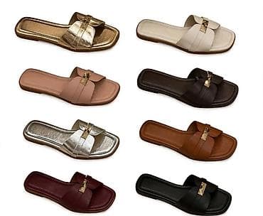 michael kors obuća: Ženske ravne papuče – više boja - Model: otvoreni prsti, slip-on — 1