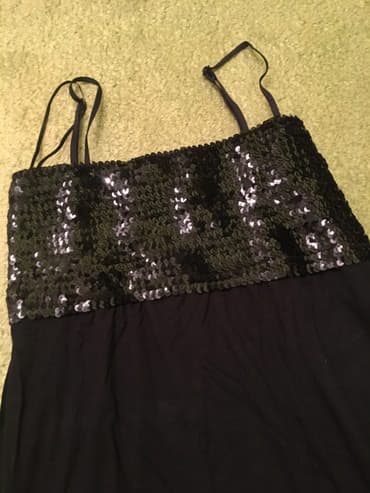 h: M (EU 38), L (EU 40), color - Black, Cocktail, With the straps — 2