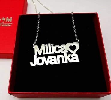 ogrlica sa detelinom: Ogrlica sa dva imena 3600izrada 7 dana — 1