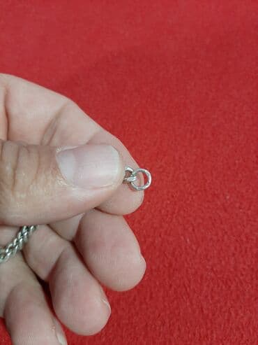 srebrna torbica sa cirkonima: Chain, Material: Silver — 4