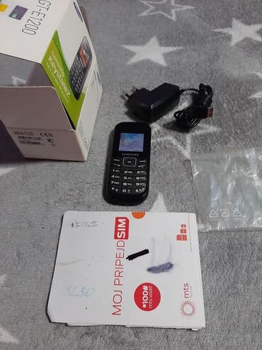 Electronics: Samsung GT-E1210, color - Black — 4