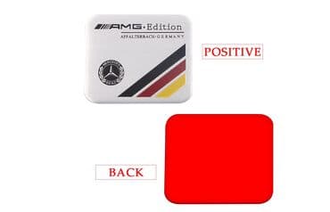 Vozila: Samolepljiva metalna pločica - AMG EDITION 2 (MERCEDES) Samolepljiva — 4