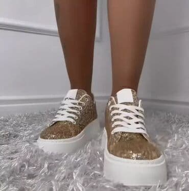 zenske espadrile sa platformom: 38, color - Gold — 3