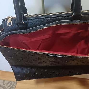 luis vuitton torba: Louis Vuitton tašna – crna, monogram reljef - Model: elegantna — 3