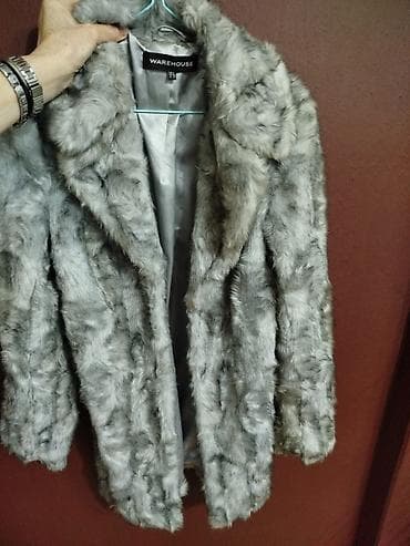 teranova jakne: WAREHOUSE ženski kaput od veštačkog krzna - Model: kratki/medenjak — 6