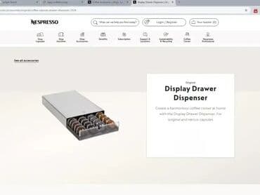 roštilj dimenzije: *** AKCIJA *** #2830 Organizator za kapsule za Nespresso kafu; — 6
