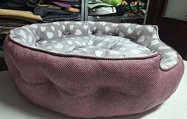sklopiva ograda za pse: Krevet okrugli za kućne ljubimce. Udoban,dubok ležaj sa — 6