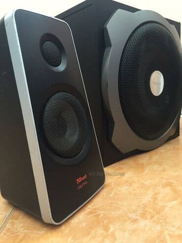 zvučnici sa mikrofonom: TRUST Tytan 2.1 subwoofer speaker set crni 120 W najeftinije na sajtu  — 1
