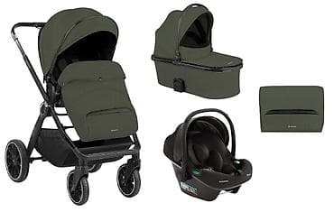 KIKKA BOO Kolica TIFFANY 3u1 – army green (KKB20154SET-180) Komplet