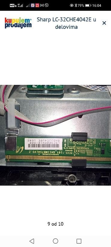 tv: Sharp LC-32CHE4042E – delovi Rastavljen LCD TV Sharp LC-32CHE4042E — 9