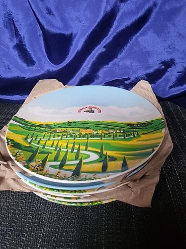 komplet tanjira: Tanjiri 1 novi Birra Moretti porcelanski — 9