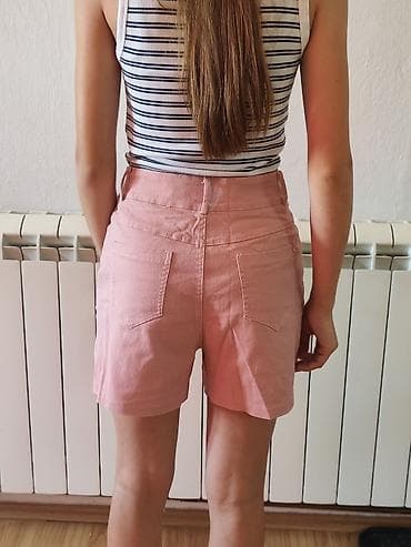 bermude za punije zene: Ženske letnje šorts pantalone M.B.21 Collection - Kroj: visok struk — 2