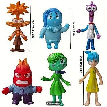 Children's Items: Set od 9 velikih silikonskih lutkica sa crtanim likovima iz velikog — 2
