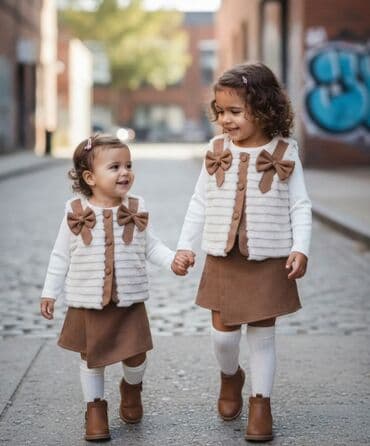 sandale u apotekama: Kompletic za devojcice ✨🤎 3u1 komplet za male princeze 🤎✨ Cena 3650 — 1