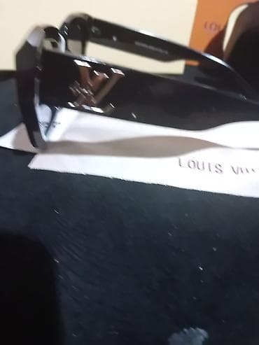 mindjuse za decu pandora: Louis Vuitton sunčane naočare – crni okvir, pravougaoni oblik - — 2