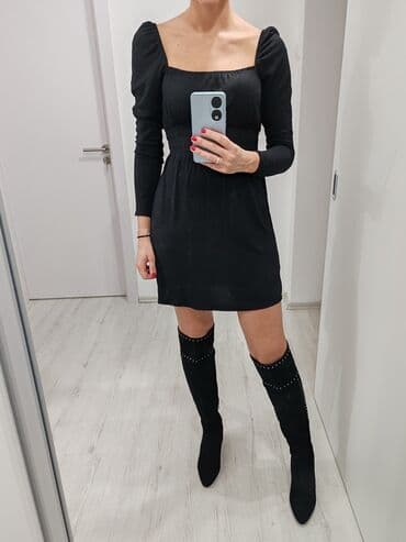 moderna odeća: H&M S (EU 36), color - Black, Long sleeves — 3