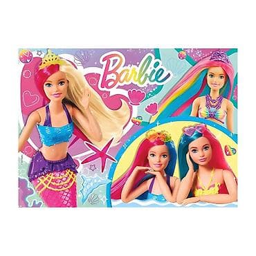 sastav: Slagalica Barbie 2 u 1 - Licencirana Barbie slagalica, kvalitetne — 1