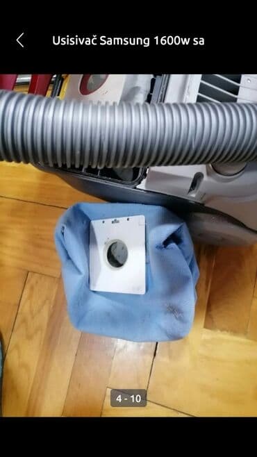lalafo samsung: Usisivač Samsung 1600w sa platnenom vrećom
Ispravan dobar
 Mirjevo — 4