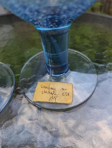 teflon za peglu: Crate & Barrel bubble glass čaše za vino - Rumunija (Set 6 kom) — 5
