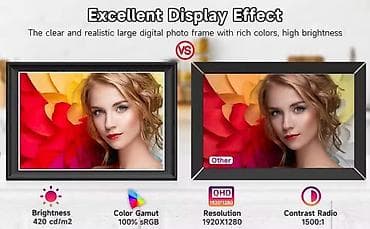 subotica kamere: HIK digitalni foto i video ram – 1920×1280 Full HD sa Frameo — 2