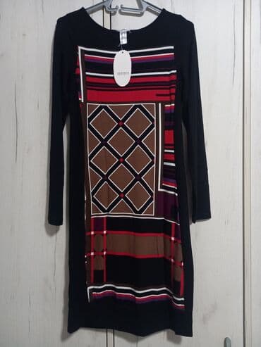 tvid haljina: Forever 21, XL, Geometrijski, bоја - Crna — 1