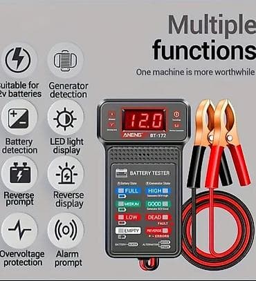 Heftalice: ANENG BT-172 digitalni tester akumulatora i sistema punjenja (12 V) - — 2