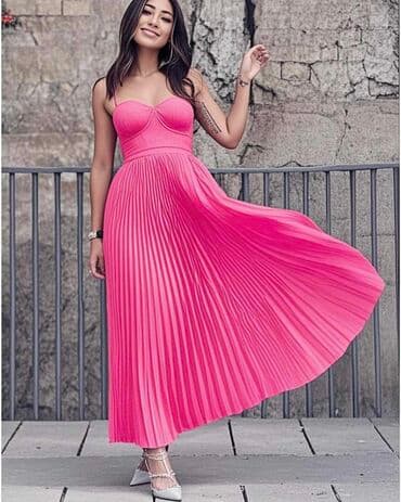 push up helanke new yorker: M (EU 38), bоја - Roze, Večernji, maturski, Top (bez rukava) — 1