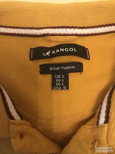 majice markirane: Original Kangool majica L Zuta boja 100% cotton Ramena 48cm — 2