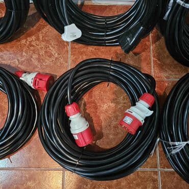 detektor kablova u zidu: NEMACKI KABLOVI 5X2.5 TROFAZNI klasicne uticnice : 20m 6000 din — 4