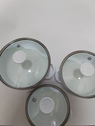 set posuđa za indukciju: SET OD 3 SERPICE SA POKLOPCEM
12-16 cm — 2