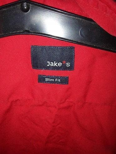 muske teksas kosulje prodaja: Košulja bоја - Crvena — 4