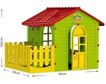 plastične kućice za decu: KUCICA SA OGRADOM GARDEN HOUSE 23000 dinara 🥰 Plasticna kucica je — 3